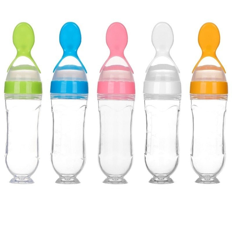 Biberon avec cuillère pour nouveau-né | EasyBottle™ - Boutchoubebe